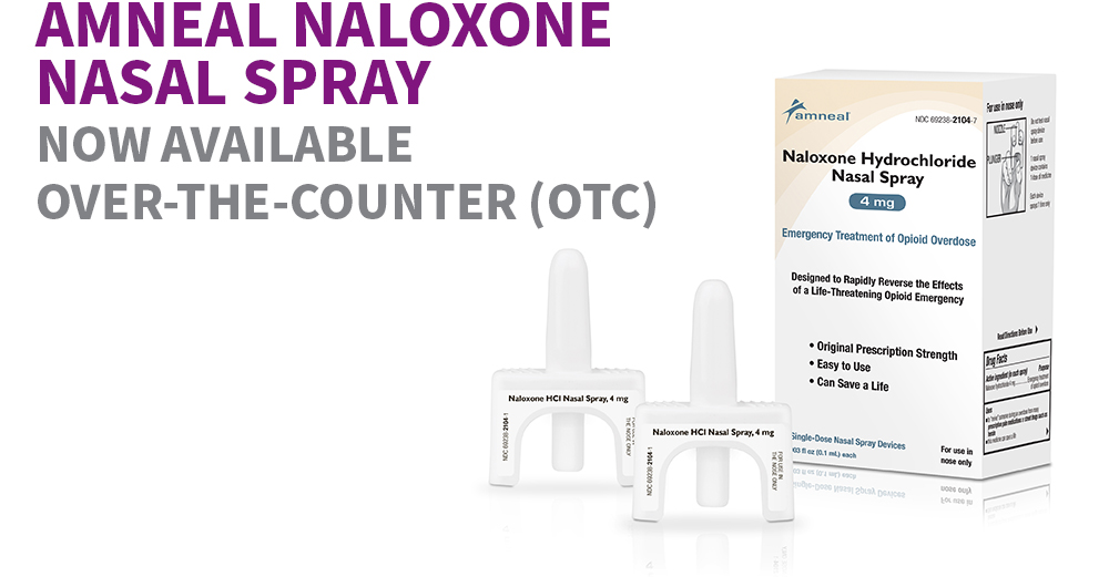 Amneal Naloxone Nasal Spray now available over-the-counter (OTC)